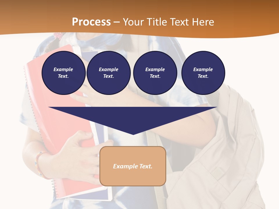 Dos Scolaire Ecole PowerPoint Template