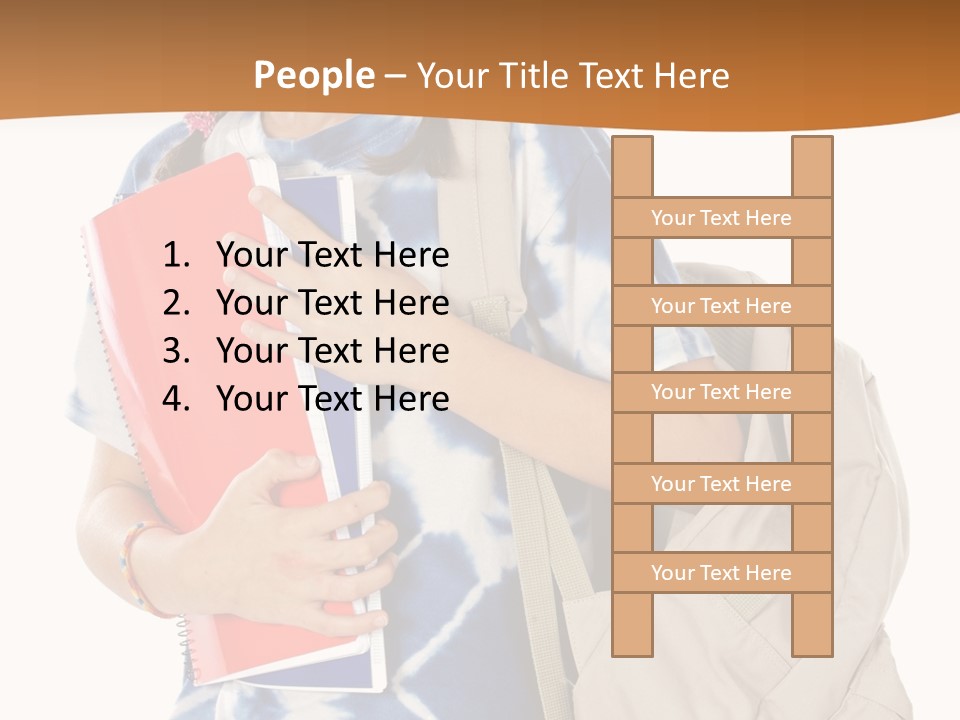 Dos Scolaire Ecole PowerPoint Template