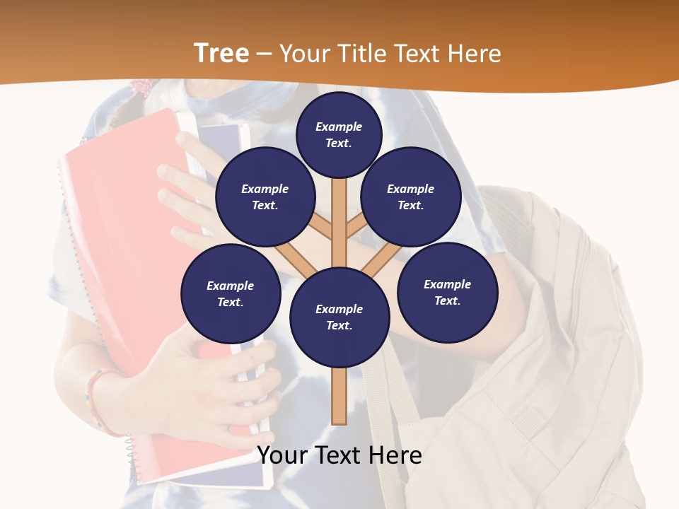 Dos Scolaire Ecole PowerPoint Template