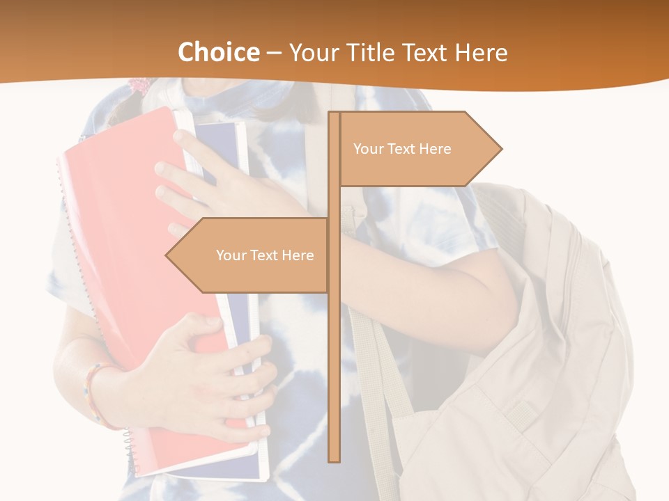 Dos Scolaire Ecole PowerPoint Template