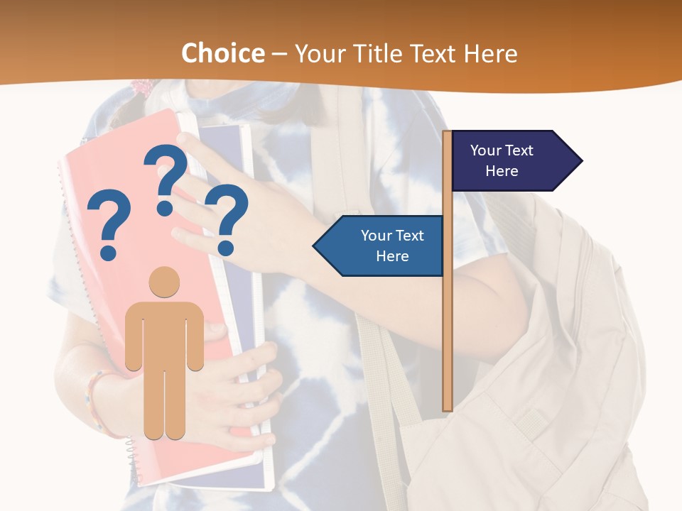 Dos Scolaire Ecole PowerPoint Template