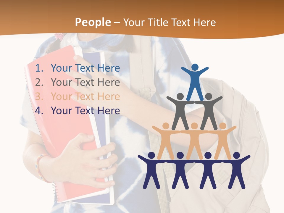 Dos Scolaire Ecole PowerPoint Template