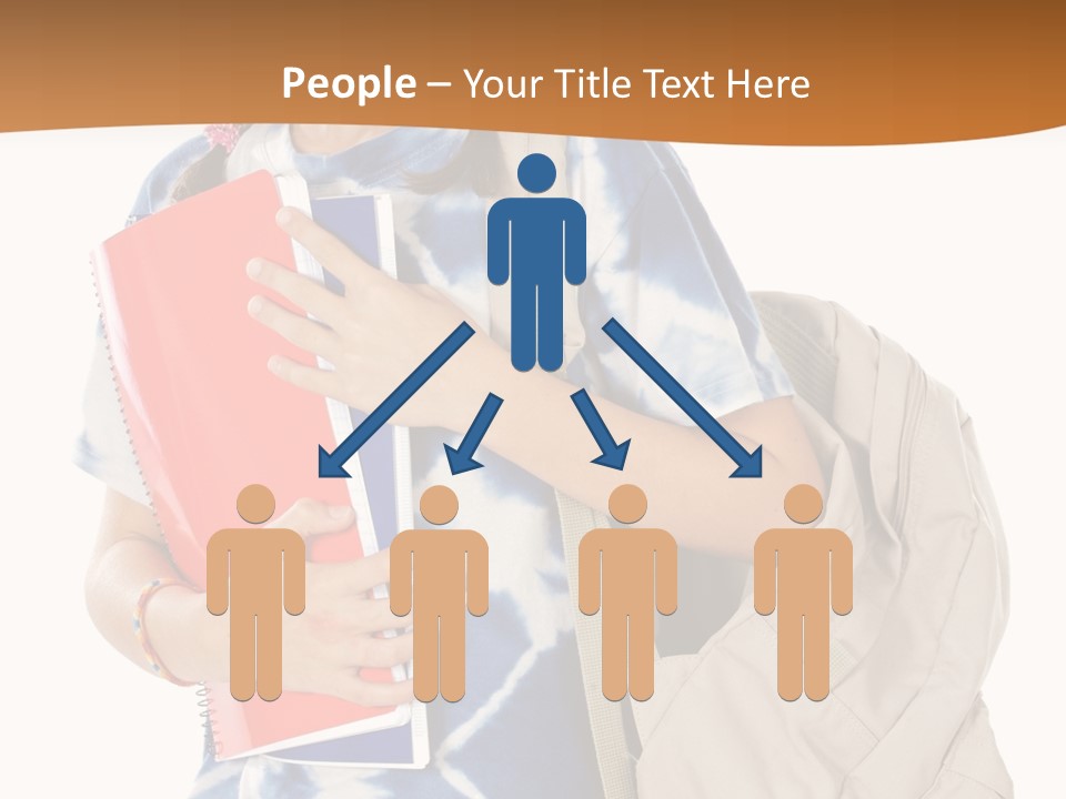 Dos Scolaire Ecole PowerPoint Template