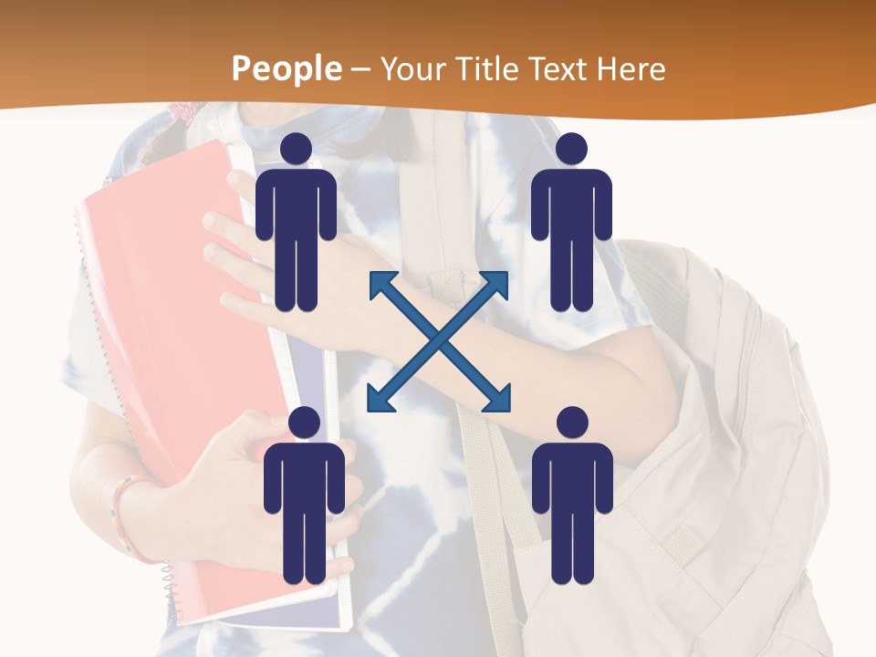 Dos Scolaire Ecole PowerPoint Template