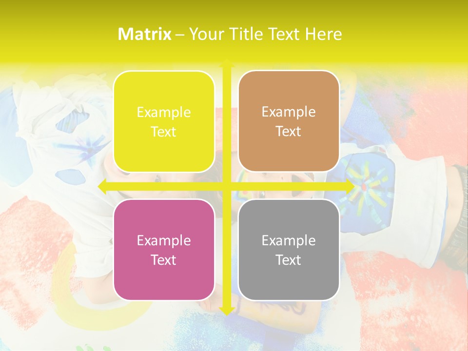 Smile Intelligence Schoolgirl PowerPoint Template