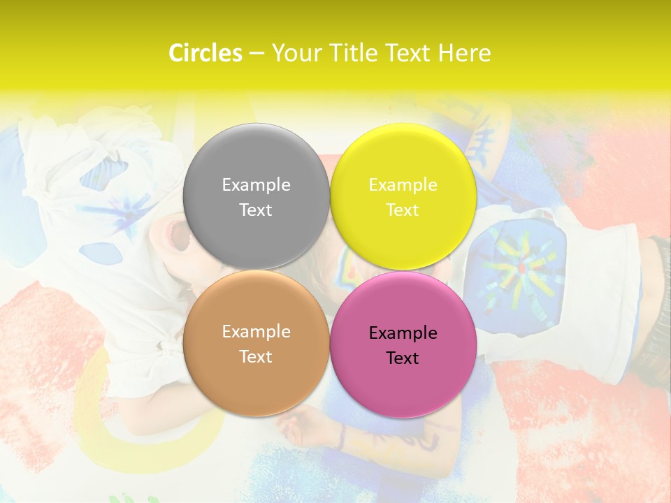 Smile Intelligence Schoolgirl PowerPoint Template