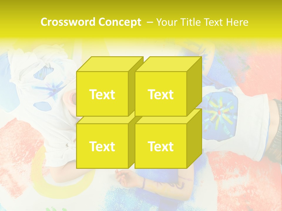 Smile Intelligence Schoolgirl PowerPoint Template