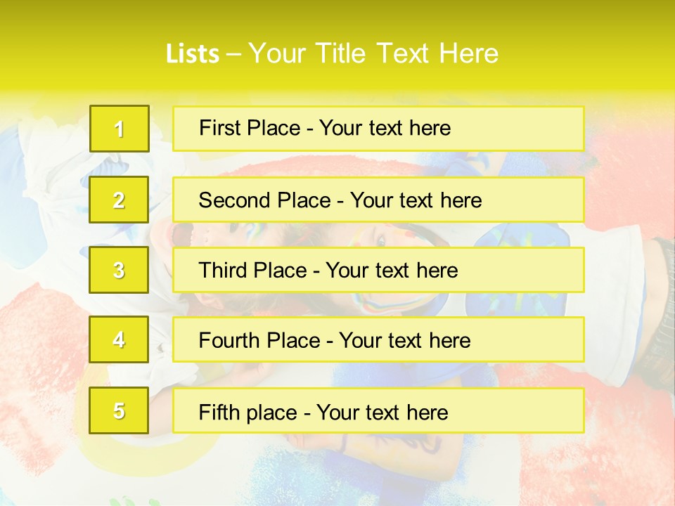 Smile Intelligence Schoolgirl PowerPoint Template