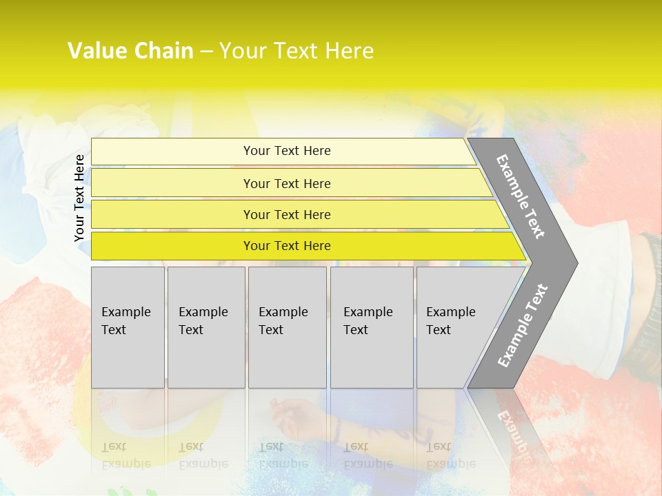 Smile Intelligence Schoolgirl PowerPoint Template