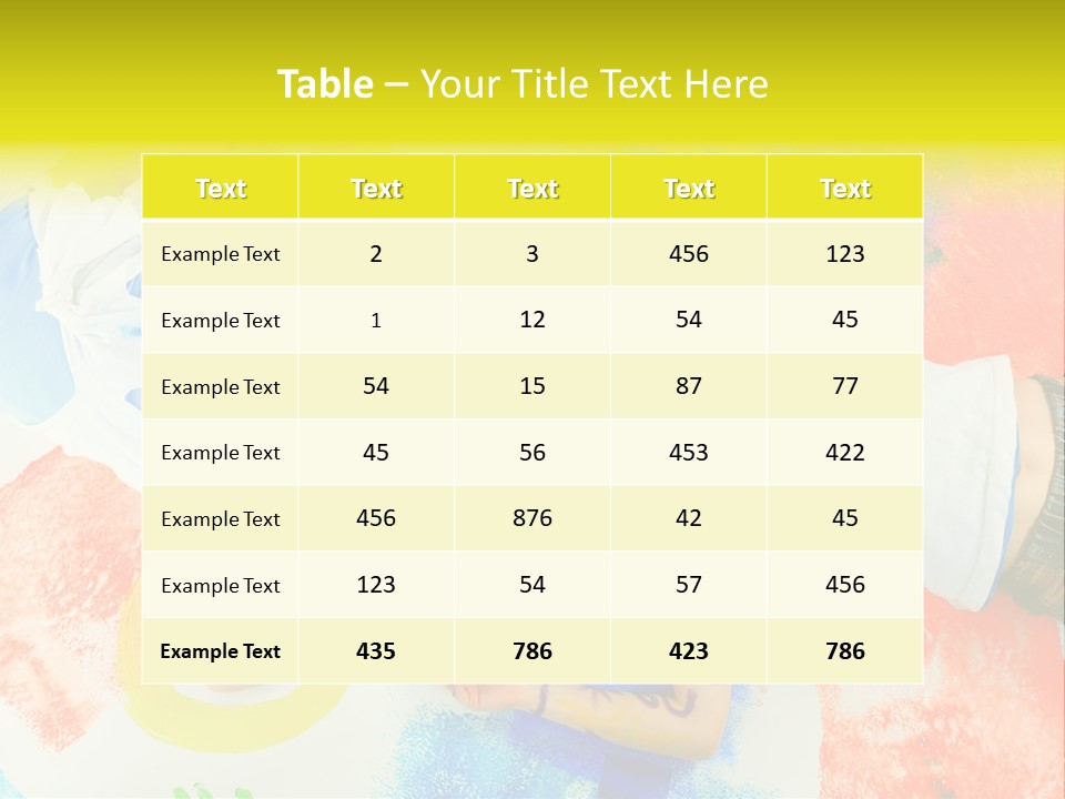 Smile Intelligence Schoolgirl PowerPoint Template