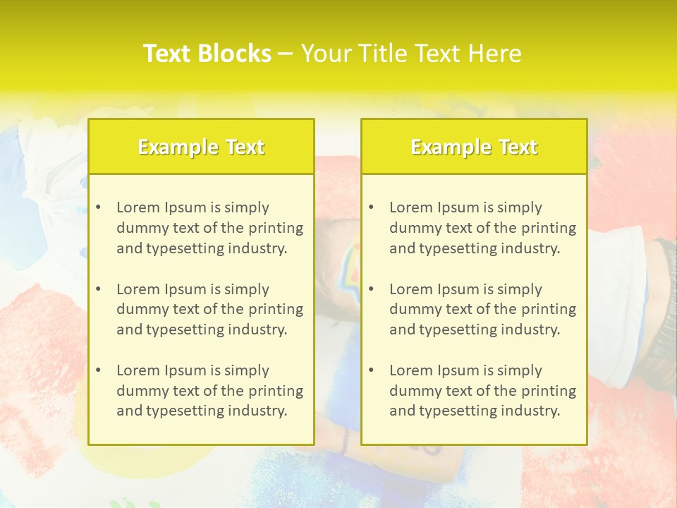 Smile Intelligence Schoolgirl PowerPoint Template