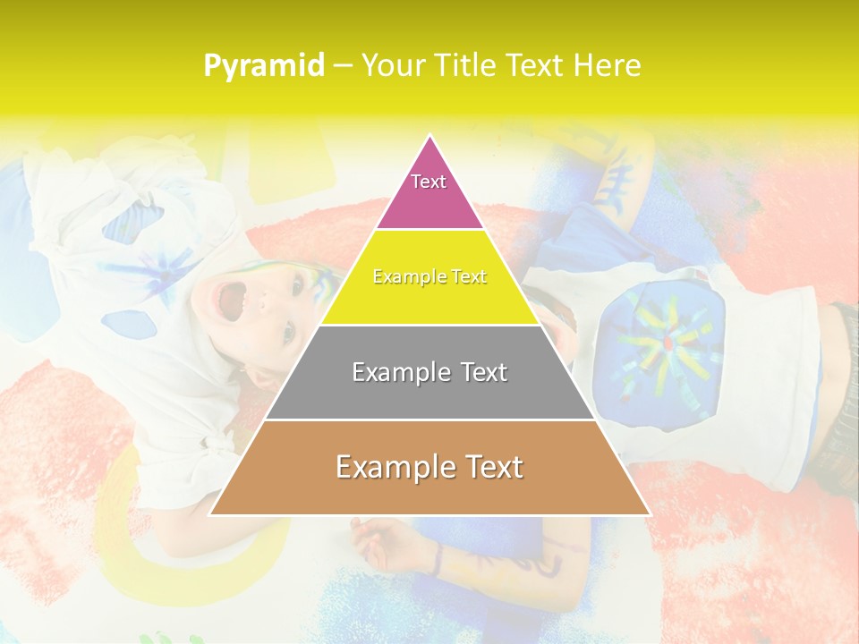 Smile Intelligence Schoolgirl PowerPoint Template