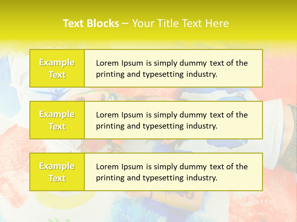 Smile Intelligence Schoolgirl PowerPoint Template