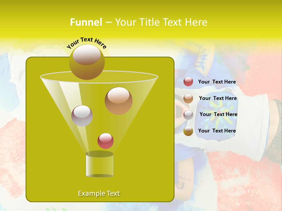 Smile Intelligence Schoolgirl PowerPoint Template