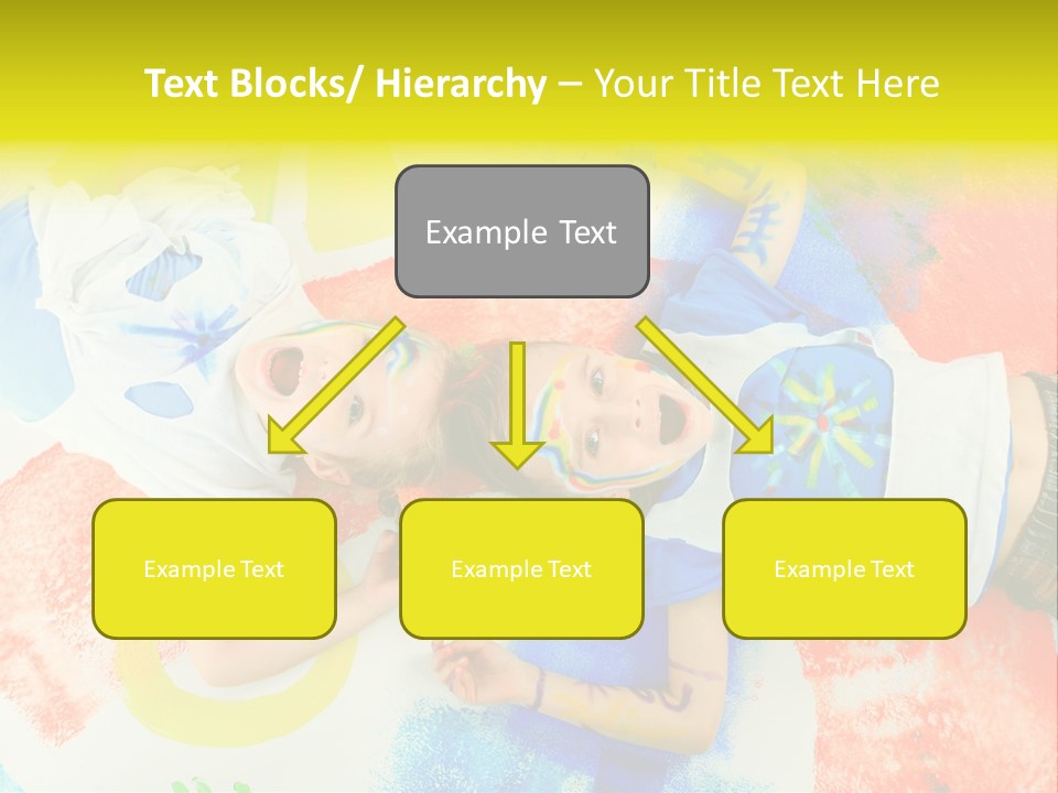 Smile Intelligence Schoolgirl PowerPoint Template