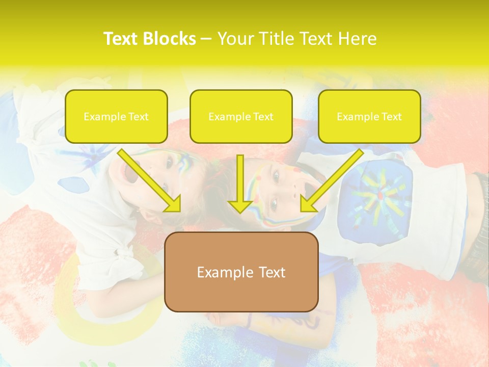 Smile Intelligence Schoolgirl PowerPoint Template