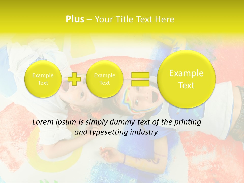 Smile Intelligence Schoolgirl PowerPoint Template