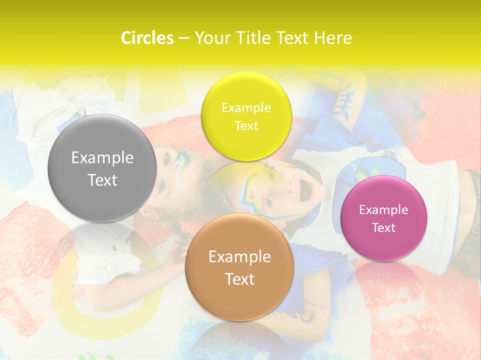 Smile Intelligence Schoolgirl PowerPoint Template