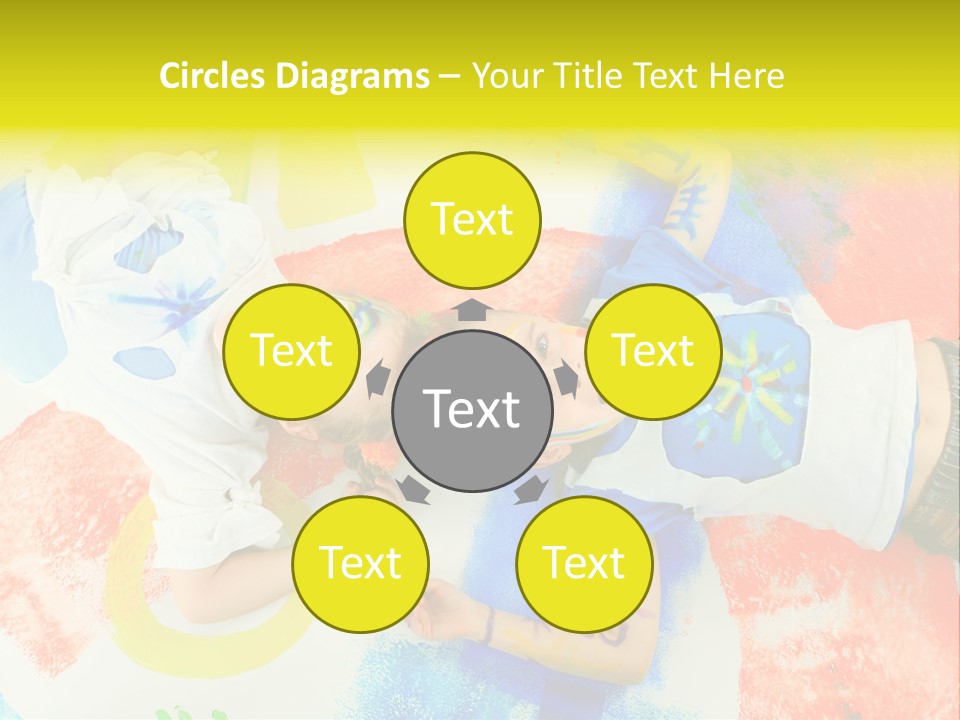 Smile Intelligence Schoolgirl PowerPoint Template