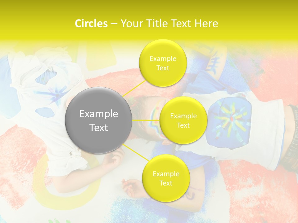 Smile Intelligence Schoolgirl PowerPoint Template