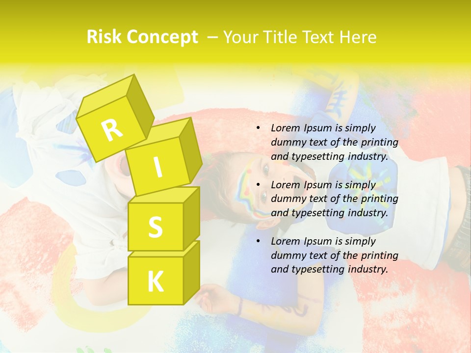 Smile Intelligence Schoolgirl PowerPoint Template