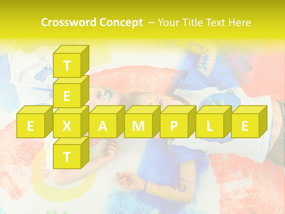 Smile Intelligence Schoolgirl PowerPoint Template