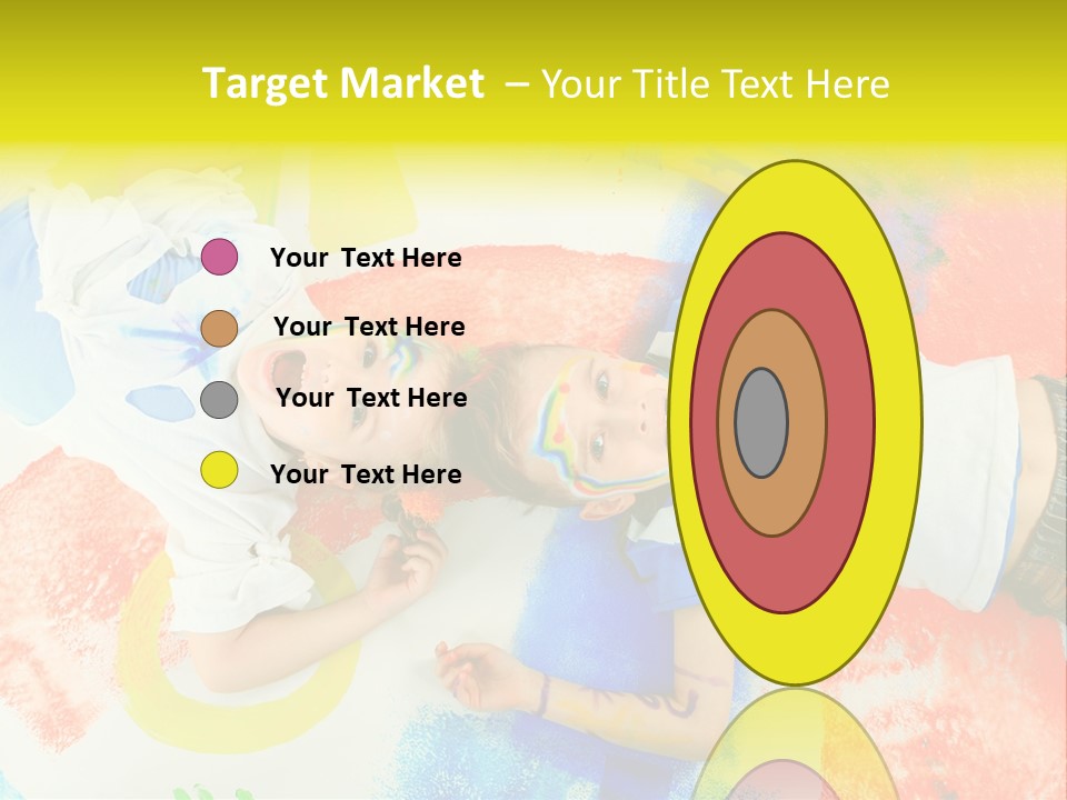 Smile Intelligence Schoolgirl PowerPoint Template