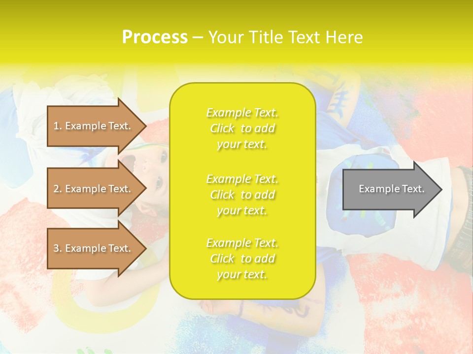 Smile Intelligence Schoolgirl PowerPoint Template