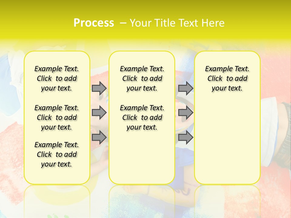 Smile Intelligence Schoolgirl PowerPoint Template