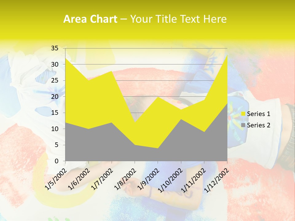 Smile Intelligence Schoolgirl PowerPoint Template