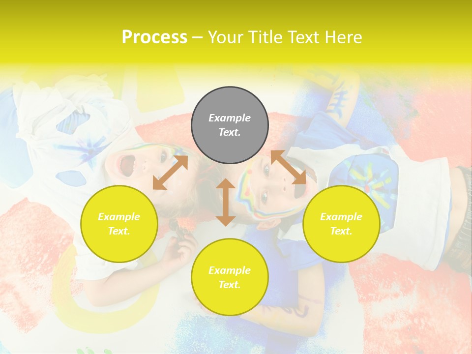 Smile Intelligence Schoolgirl PowerPoint Template