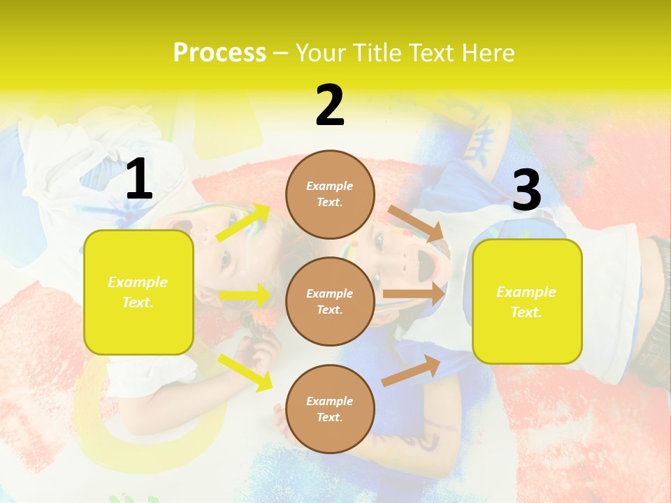 Smile Intelligence Schoolgirl PowerPoint Template