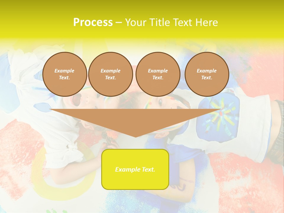 Smile Intelligence Schoolgirl PowerPoint Template