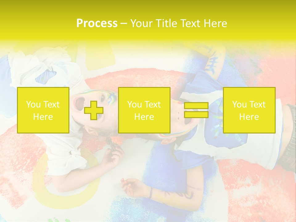 Smile Intelligence Schoolgirl PowerPoint Template