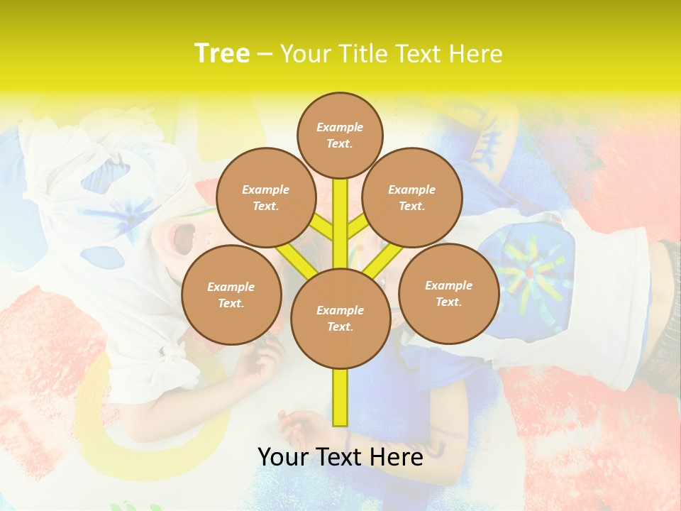Smile Intelligence Schoolgirl PowerPoint Template