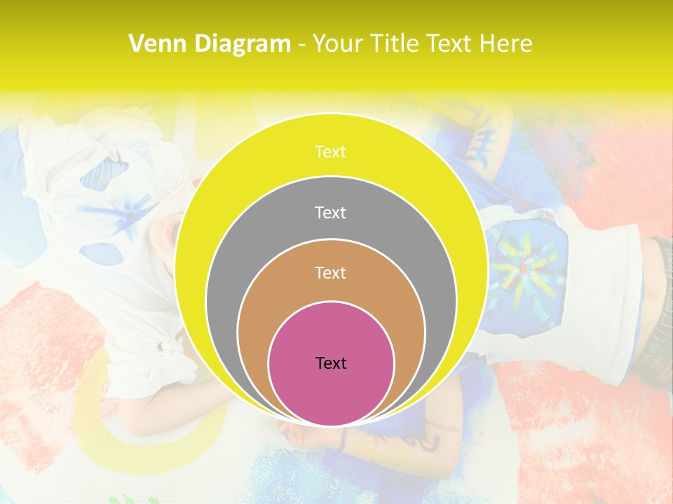 Smile Intelligence Schoolgirl PowerPoint Template