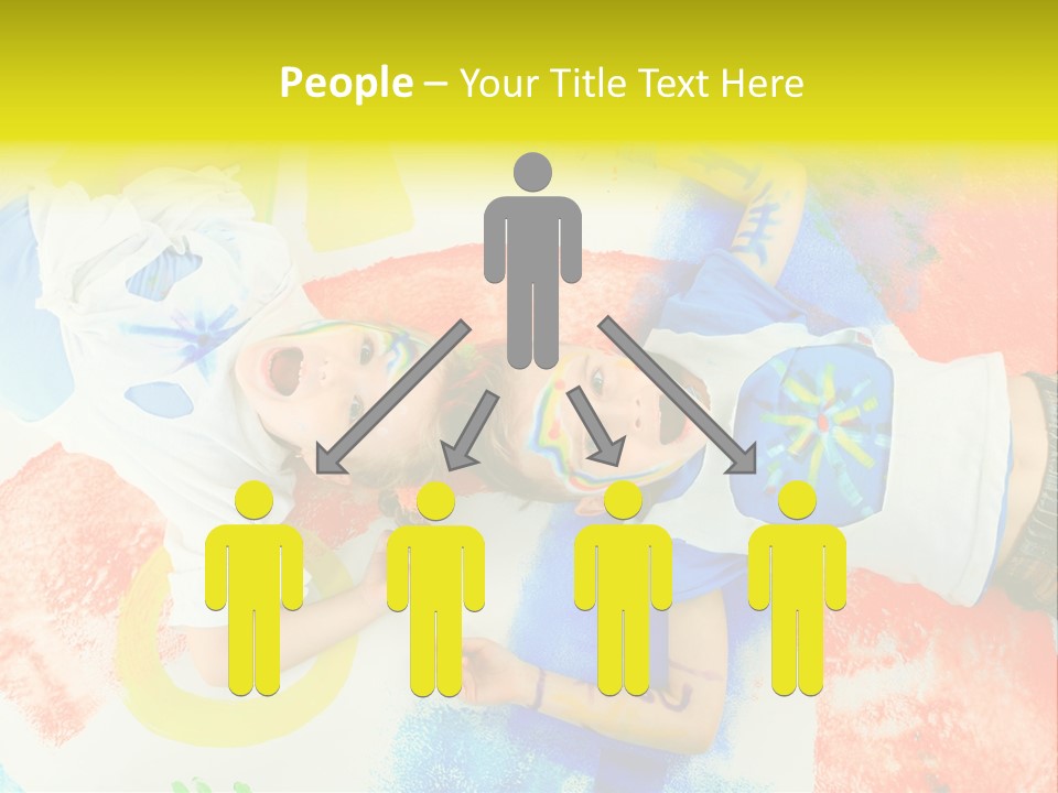 Smile Intelligence Schoolgirl PowerPoint Template