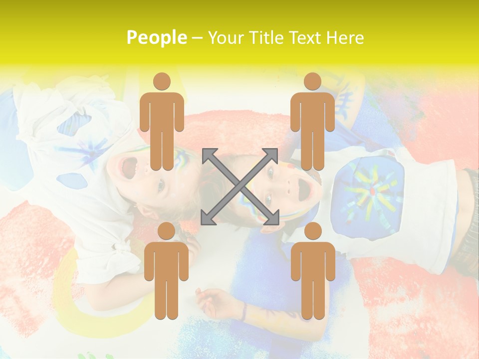 Smile Intelligence Schoolgirl PowerPoint Template