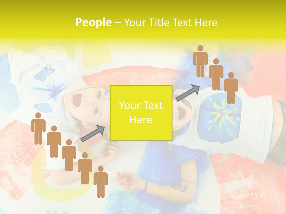 Smile Intelligence Schoolgirl PowerPoint Template