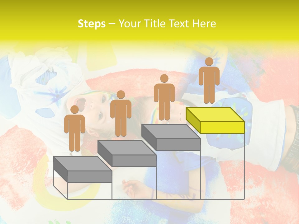 Smile Intelligence Schoolgirl PowerPoint Template