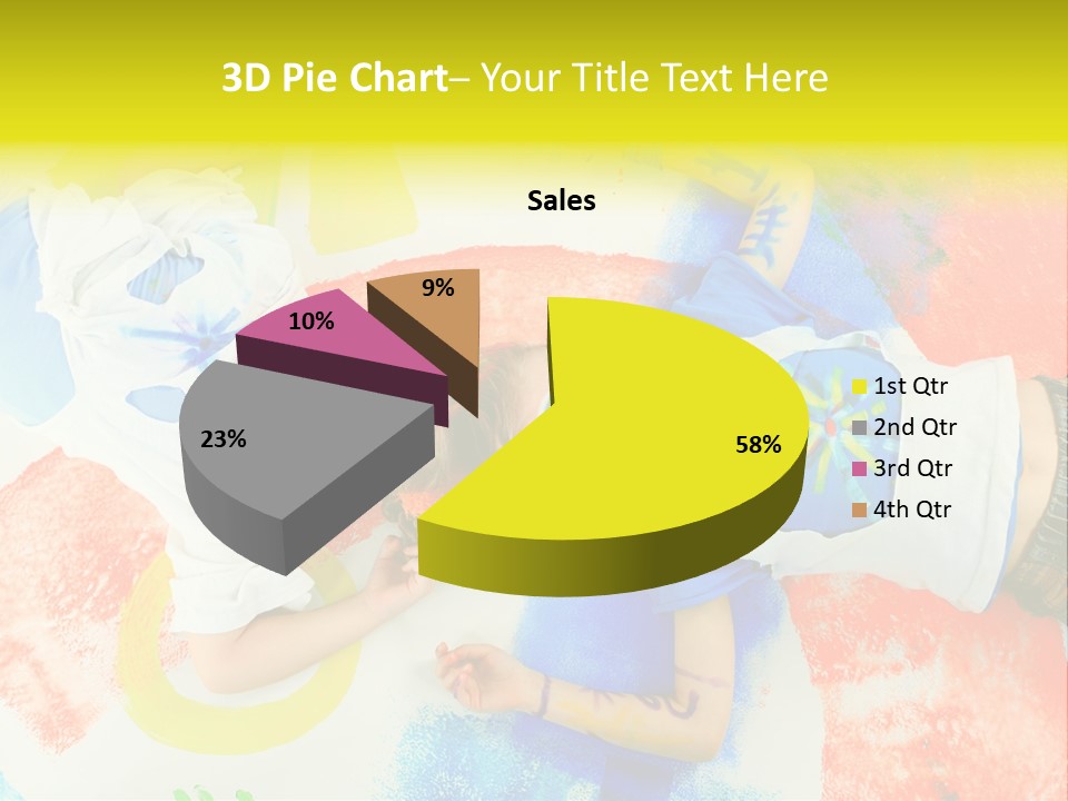 Smile Intelligence Schoolgirl PowerPoint Template
