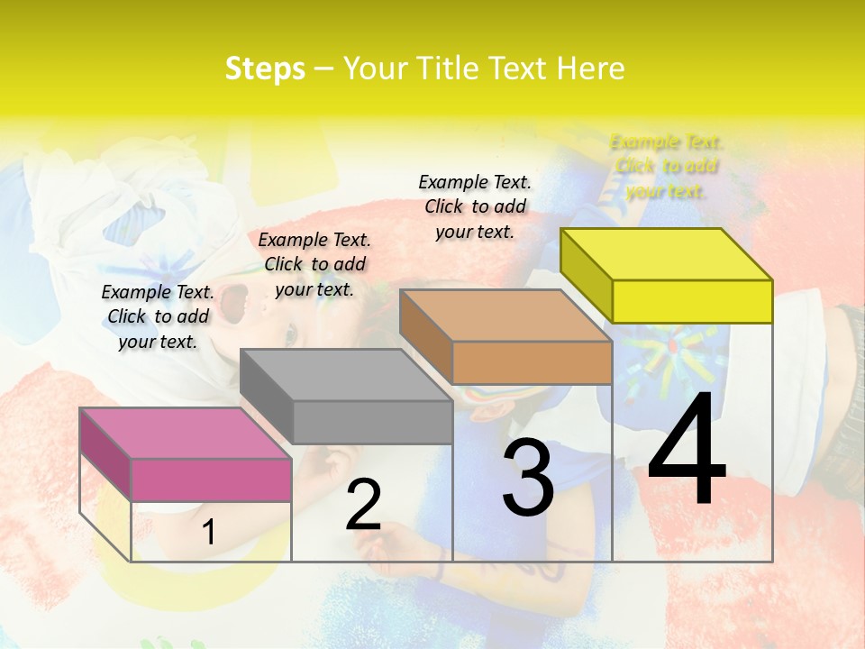 Smile Intelligence Schoolgirl PowerPoint Template