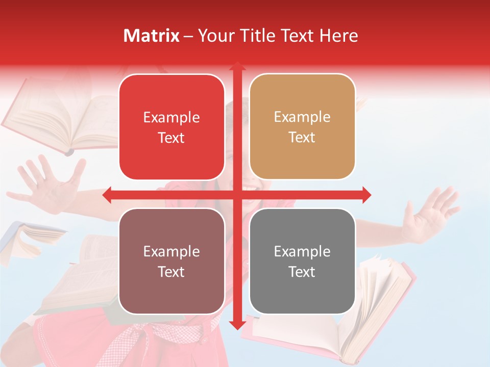 High White Child PowerPoint Template