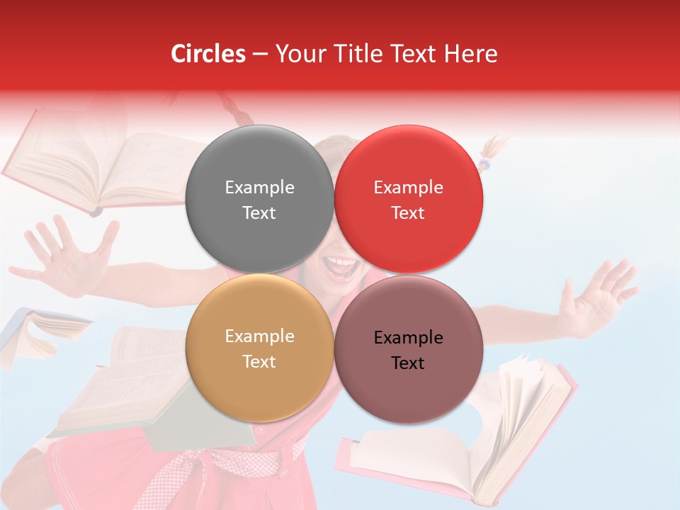 High White Child PowerPoint Template