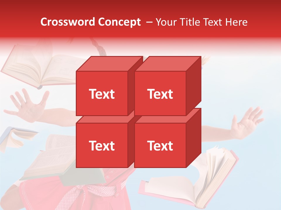 High White Child PowerPoint Template