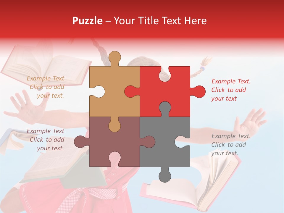 High White Child PowerPoint Template