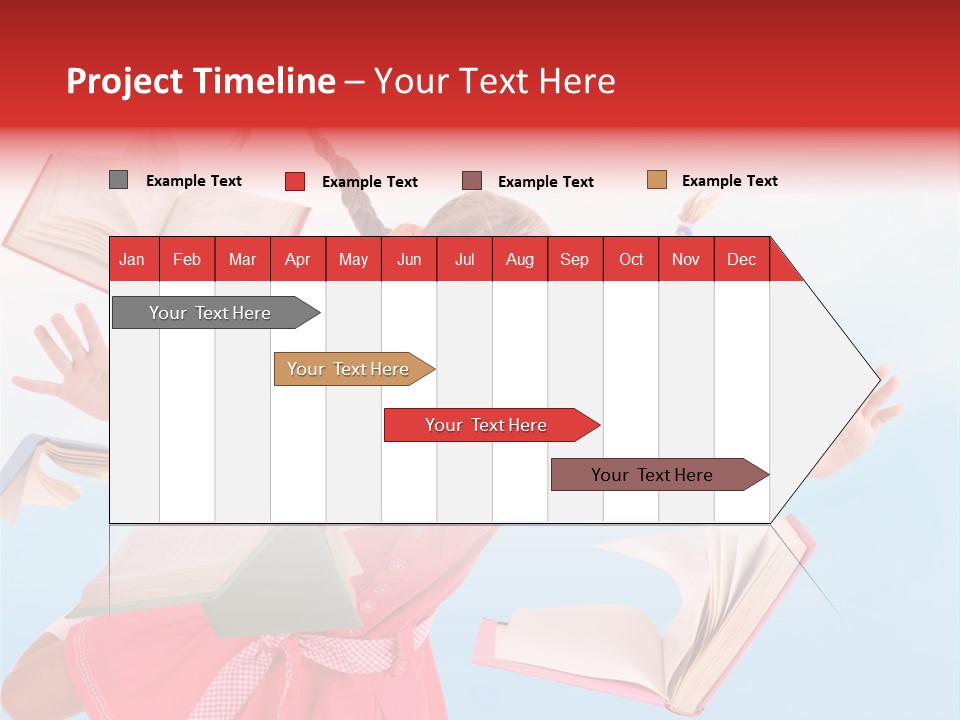 High White Child PowerPoint Template