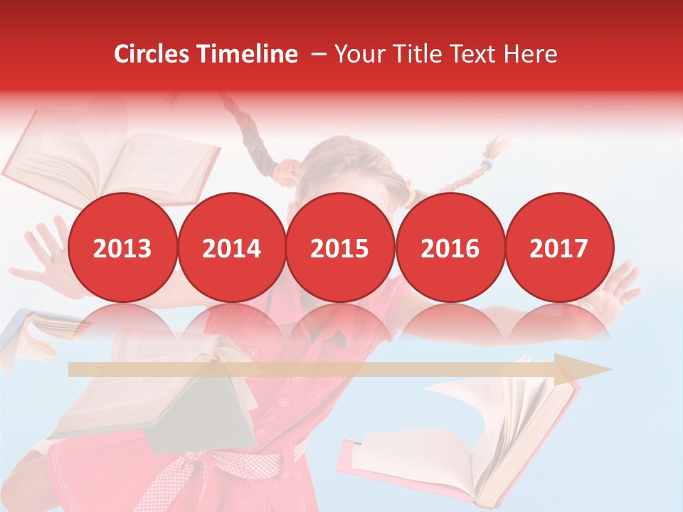 High White Child PowerPoint Template