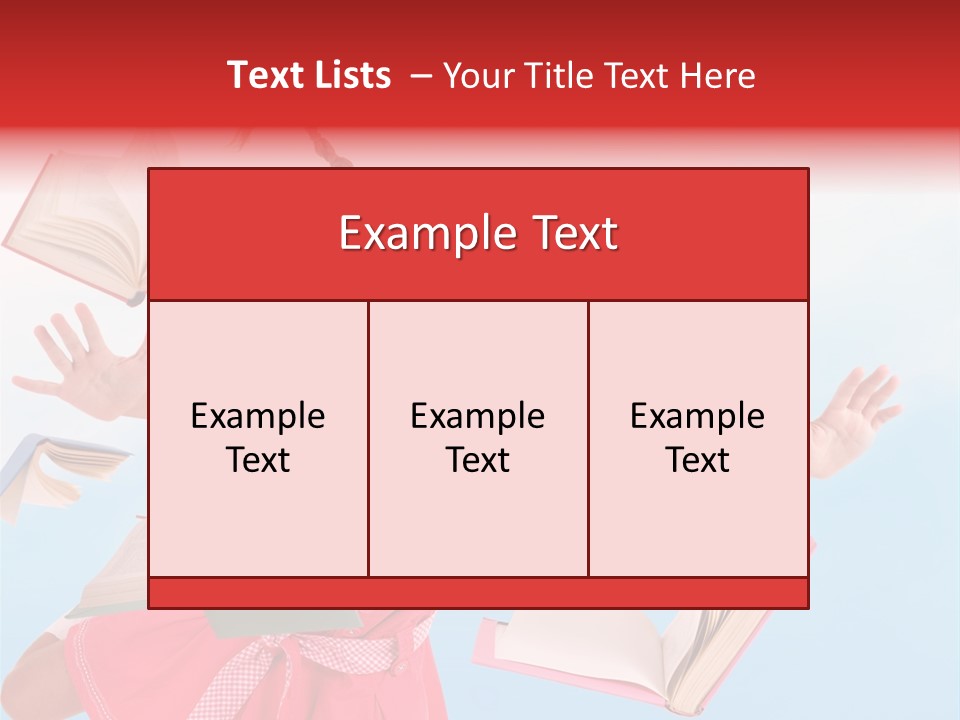 High White Child PowerPoint Template