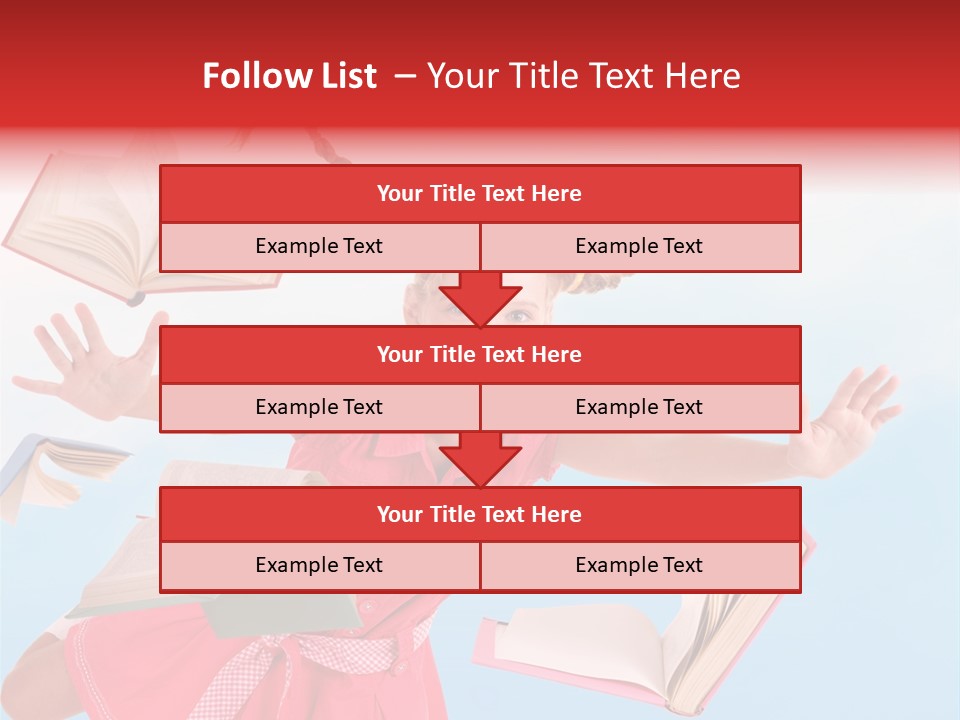High White Child PowerPoint Template